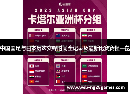 中国国足与日本历次交锋时间全记录及最新比赛赛程一览 中国国足与日本历次交锋时间全记录及最新比赛赛程一览